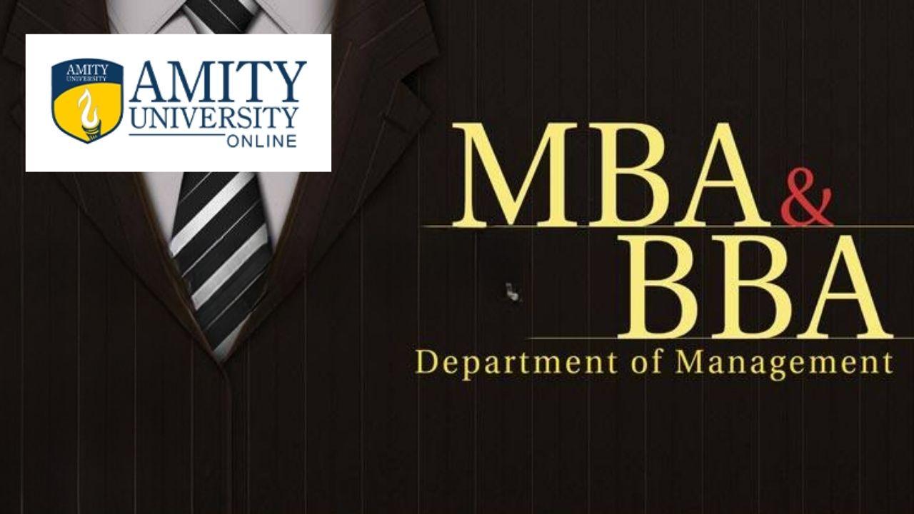 BBA + MBA Degree Program - Amity Online