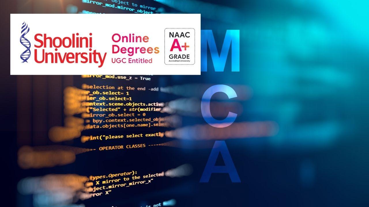 Online MCA in AI and ML - Shoolini University