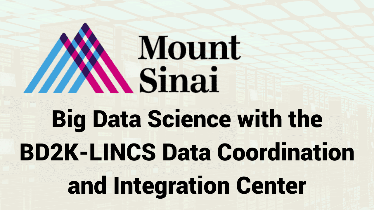 Big Data Science with LINCS: Bioinformatics & Data Analysis