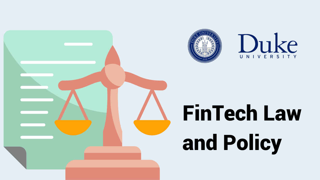 FinTech Law and Policy