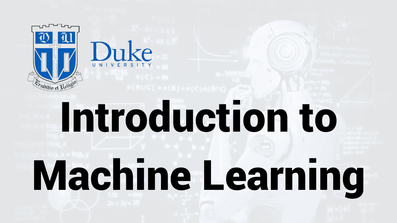 Introduction to Machine Learning