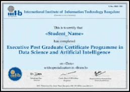 Sample Degree Certificate