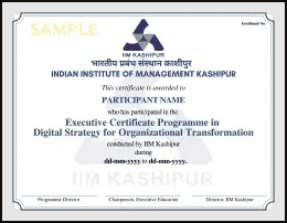 Sample Degree Certificate