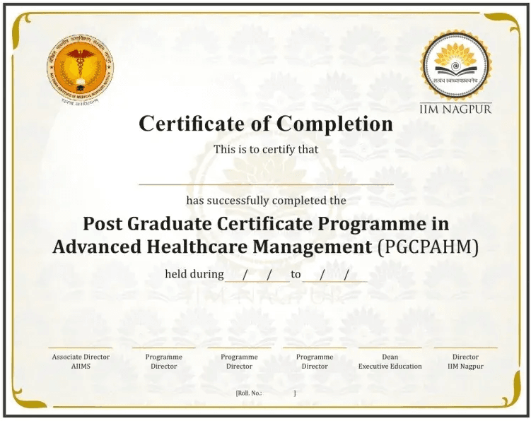 Sample Degree Certificate