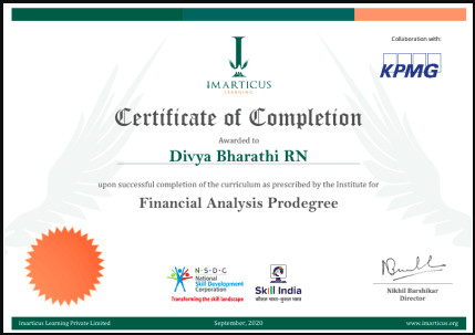 Sample Degree Certificate