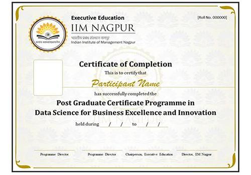 Sample Degree Certificate