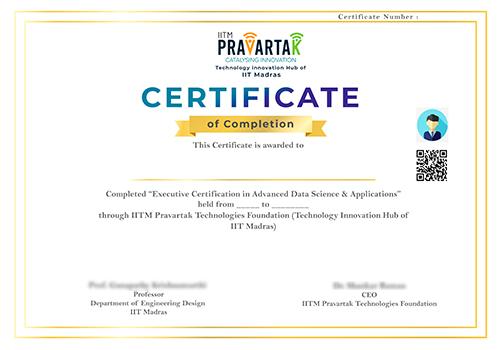 Sample Degree Certificate