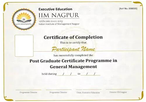 Sample Degree Certificate