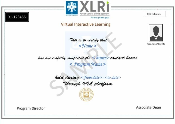 Sample Degree Certificate