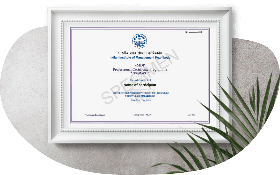 Sample Degree Certificate